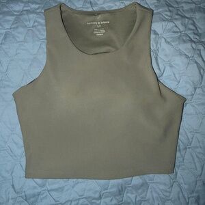 Harmony Balance Women's Taupe Crop Top Size S/P